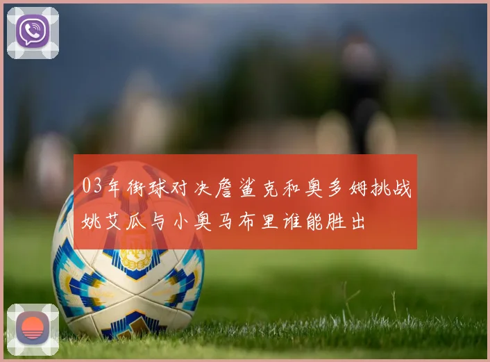 03年街球对决詹鲨克和奥多姆挑战姚艾瓜与小奥马布里谁能胜出